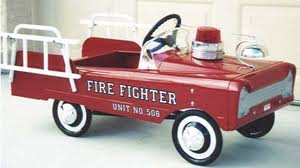 amf fire truck pedal car